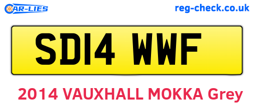 SD14WWF are the vehicle registration plates.