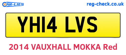 YH14LVS are the vehicle registration plates.