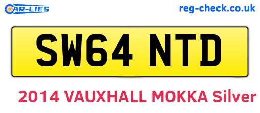 SW64NTD are the vehicle registration plates.