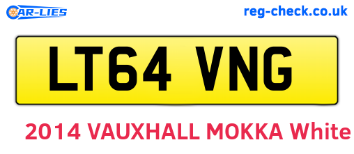 LT64VNG are the vehicle registration plates.
