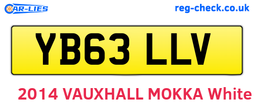 YB63LLV are the vehicle registration plates.