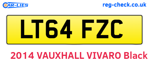 LT64FZC are the vehicle registration plates.