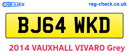 BJ64WKD are the vehicle registration plates.