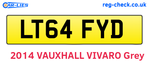LT64FYD are the vehicle registration plates.