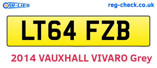 LT64FZB are the vehicle registration plates.