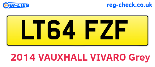 LT64FZF are the vehicle registration plates.