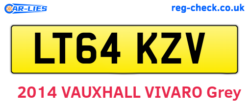 LT64KZV are the vehicle registration plates.