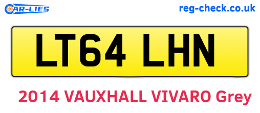 LT64LHN are the vehicle registration plates.