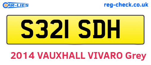 S321SDH are the vehicle registration plates.