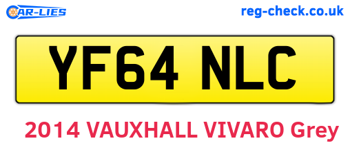 YF64NLC are the vehicle registration plates.