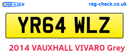 YR64WLZ are the vehicle registration plates.
