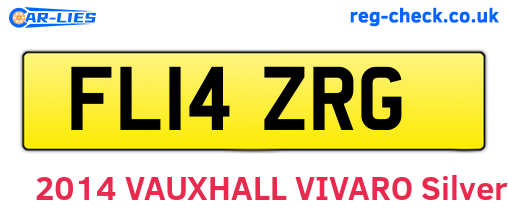 FL14ZRG are the vehicle registration plates.