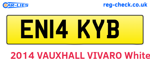 EN14KYB are the vehicle registration plates.