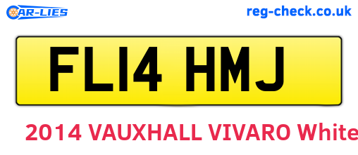FL14HMJ are the vehicle registration plates.