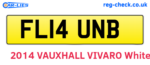 FL14UNB are the vehicle registration plates.