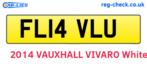 FL14VLU are the vehicle registration plates.