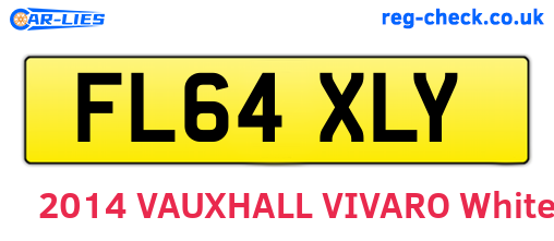 FL64XLY are the vehicle registration plates.