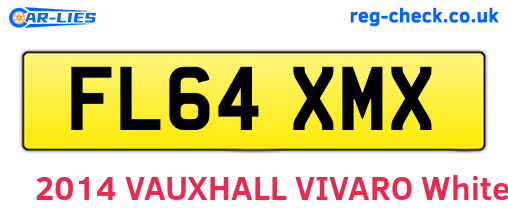 FL64XMX are the vehicle registration plates.