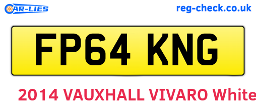 FP64KNG are the vehicle registration plates.