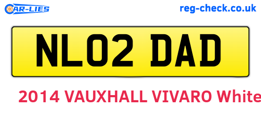 NL02DAD are the vehicle registration plates.