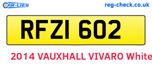 RFZ1602 are the vehicle registration plates.