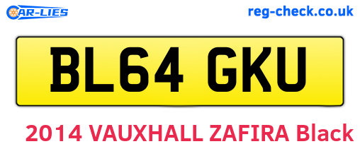 BL64GKU are the vehicle registration plates.