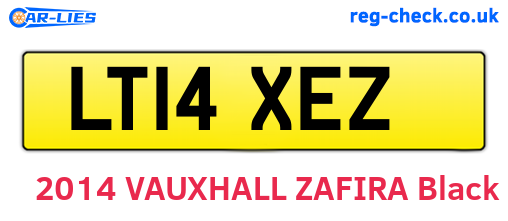 LT14XEZ are the vehicle registration plates.