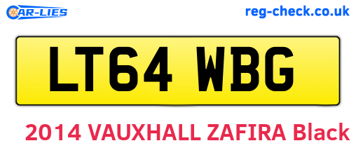 LT64WBG are the vehicle registration plates.