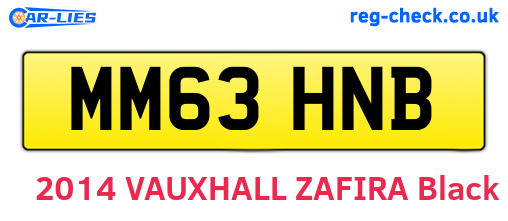 MM63HNB are the vehicle registration plates.
