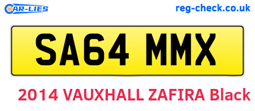 SA64MMX are the vehicle registration plates.
