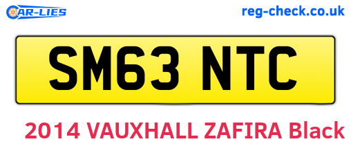 SM63NTC are the vehicle registration plates.