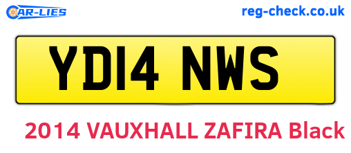 YD14NWS are the vehicle registration plates.