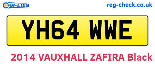 YH64WWE are the vehicle registration plates.
