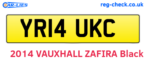 YR14UKC are the vehicle registration plates.