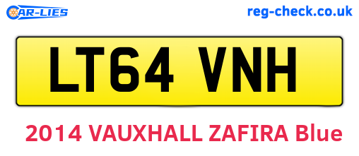LT64VNH are the vehicle registration plates.