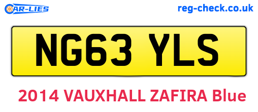 NG63YLS are the vehicle registration plates.