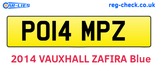 PO14MPZ are the vehicle registration plates.