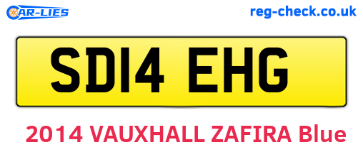 SD14EHG are the vehicle registration plates.