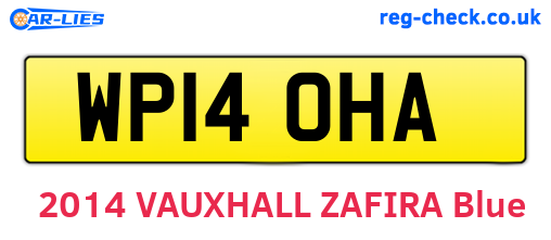WP14OHA are the vehicle registration plates.