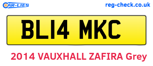 BL14MKC are the vehicle registration plates.
