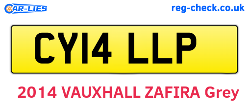 CY14LLP are the vehicle registration plates.