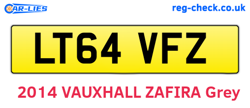 LT64VFZ are the vehicle registration plates.