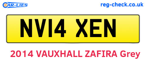 NV14XEN are the vehicle registration plates.