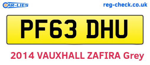 PF63DHU are the vehicle registration plates.