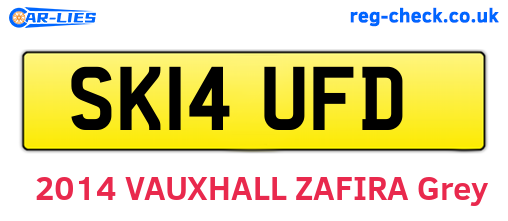 SK14UFD are the vehicle registration plates.