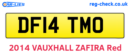 DF14TMO are the vehicle registration plates.