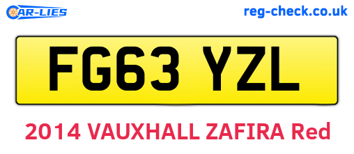 FG63YZL are the vehicle registration plates.