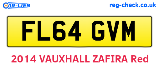 FL64GVM are the vehicle registration plates.