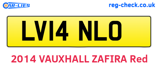 LV14NLO are the vehicle registration plates.