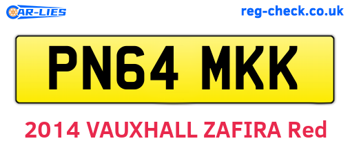 PN64MKK are the vehicle registration plates.